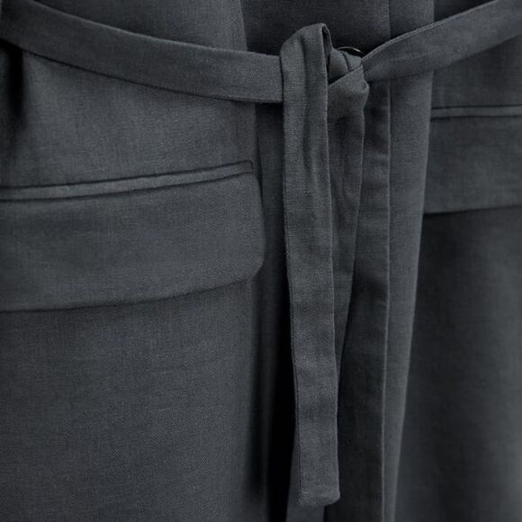 Zara Linen Blend Belted Blazer - Picture 4 of 6